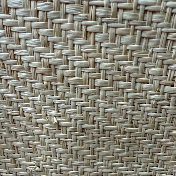 Kate Spade Reiley Straw Dome Satchel Tan and White - Picture 4 of 14